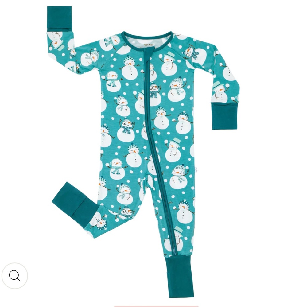 Blue Snow Much Fun - 18-24 month zippy - little sleepies